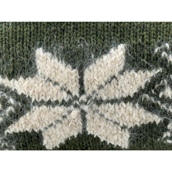 RARE Vintage‎ Saks Fifth Avenue Italy Suede Leather Wool Green Apres Ski Resort - Picture 7 of 16